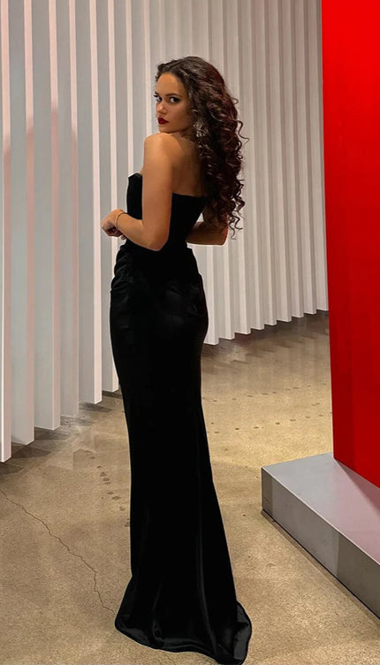 Robe de soirée avec traîne - Robe Addict