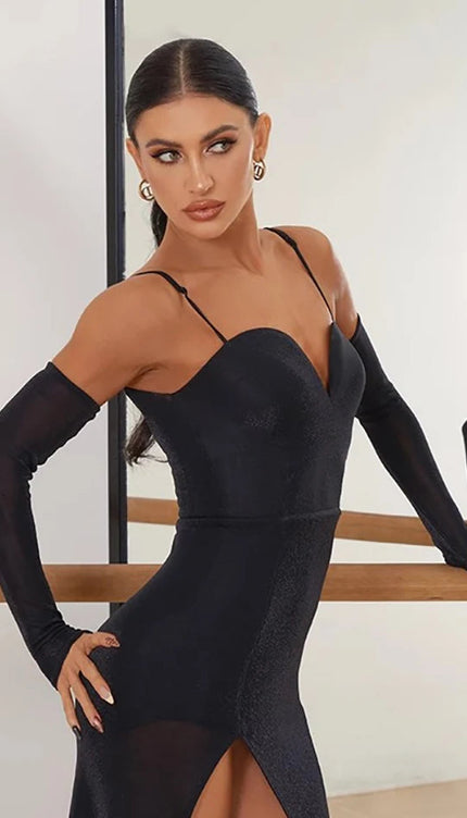 Robe de tango fendue - Robe Addict