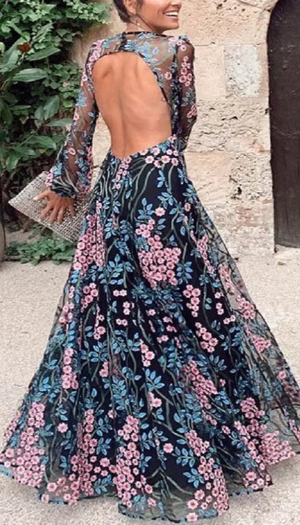 Robe dos nu plongeant chic - Robe Addict