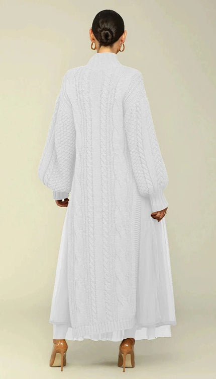 Robe en laine torsadée - Robe Addict