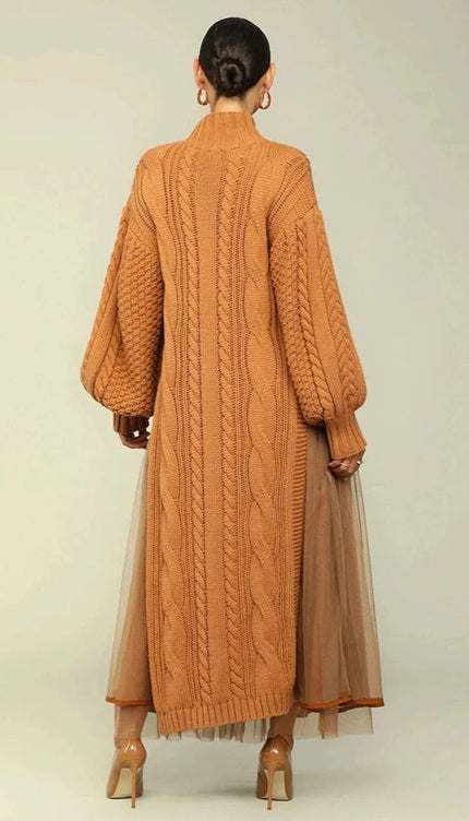 Robe en laine torsadée - Robe Addict