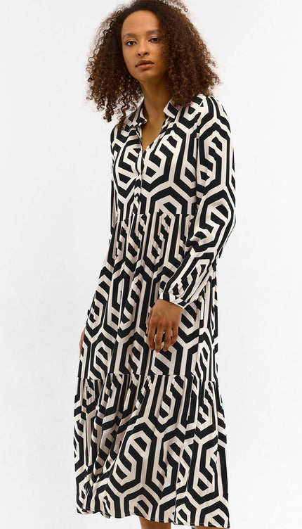 Robe en noir et blanc - Robe Addict