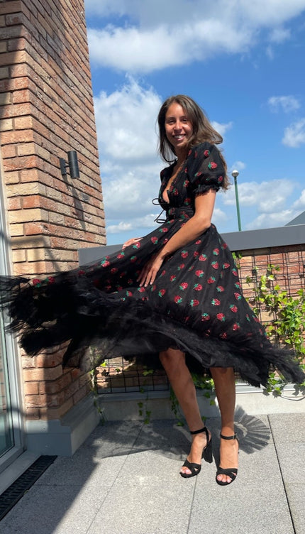 Robe fraise - Robe Addict