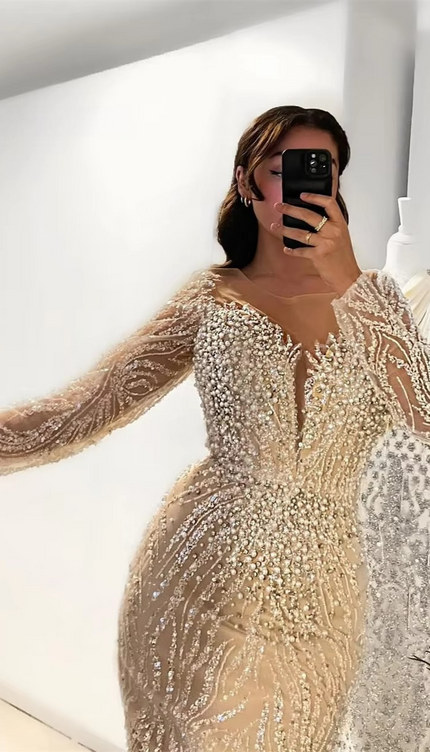 Robe grande taille beige - Robe Addict