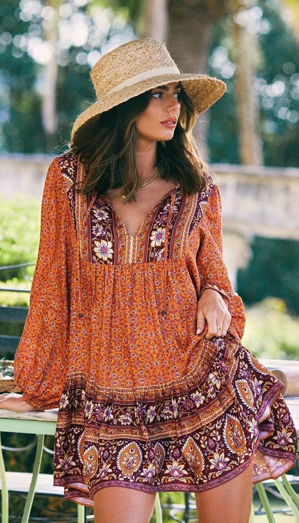 Robe hippie année 70 - Robe Addict