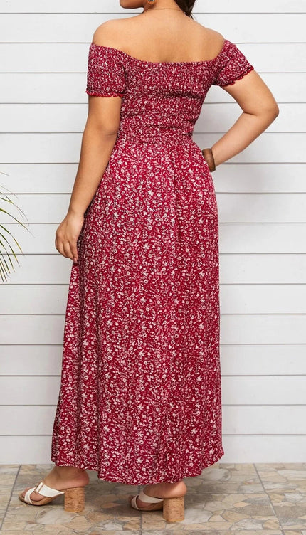Robe longue échancrée - Robe Addict