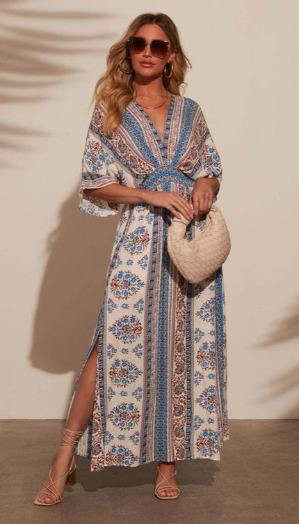 Robe longue foulard - Robe Addict