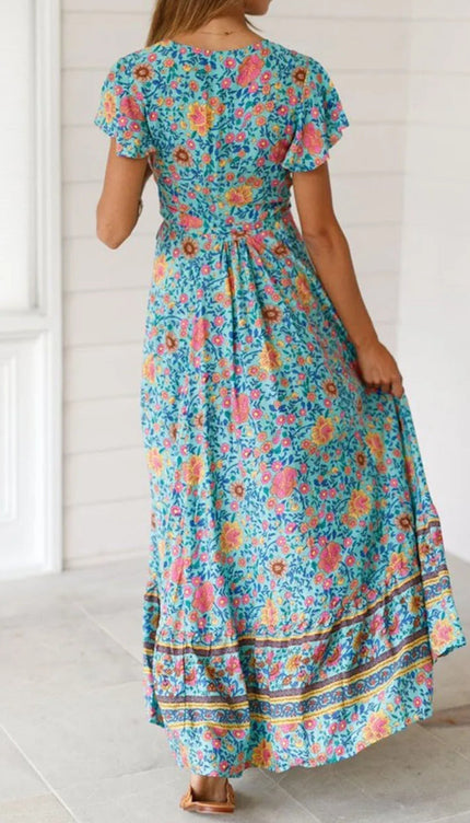 Robe longue boheme hippie chic - Robe Addict