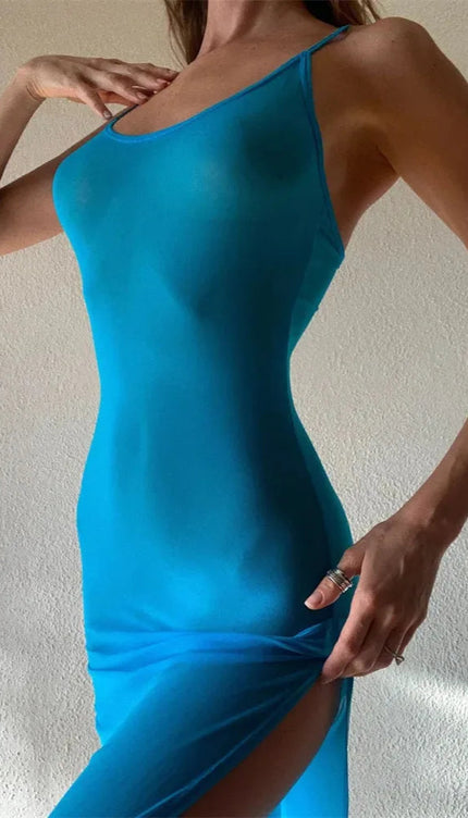Robe maille transparente - Robe Addict