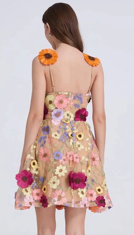 Robe orange et violette - Robe Addict