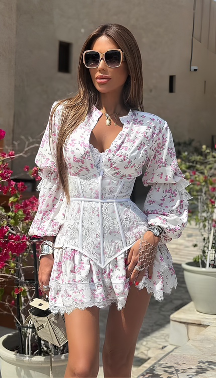Robe ourlet volant - Robe Addict