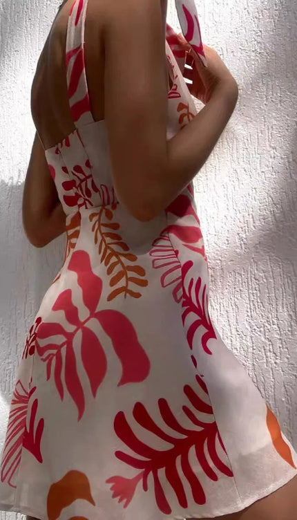 Robe palme été - Robe Addict