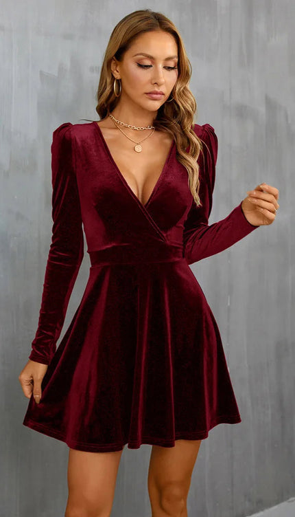 Robe patineuse velours - Robe Addict