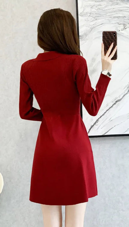 Robe polo rouge - Robe Addict