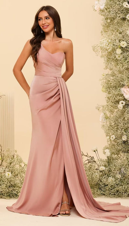 Robe rose pale demoiselle d'honneur - Robe Addict