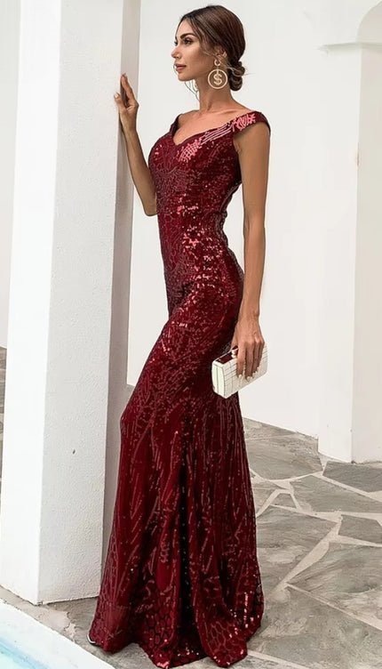 Robe rouge brillante - Robe Addict