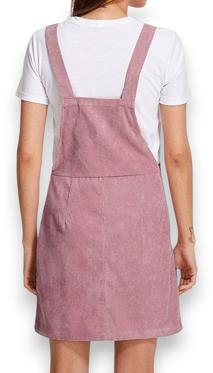 Robe salopette velour cotelé - Robe Addict