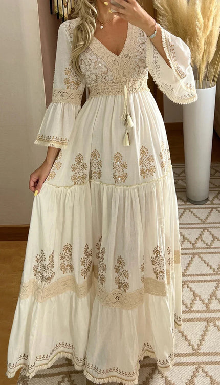 Robe soie dentelle - Robe Addict