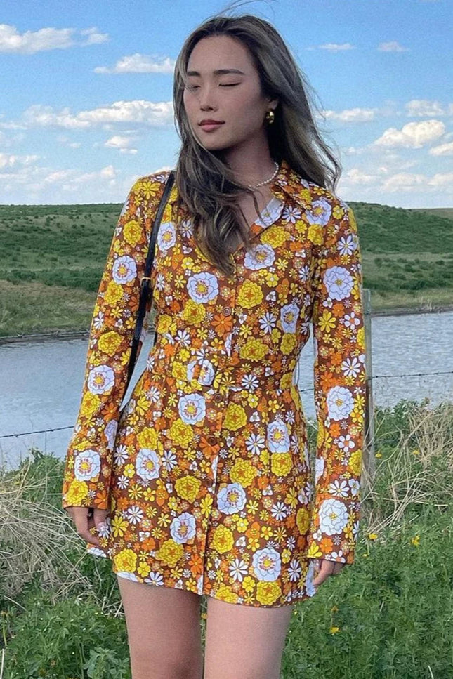 Robe style année 70 vintage - Robe Addict
