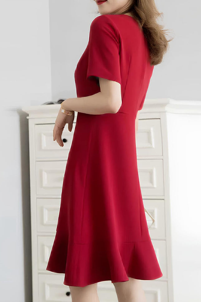 Robe tee shirt rouge - Robe Addict