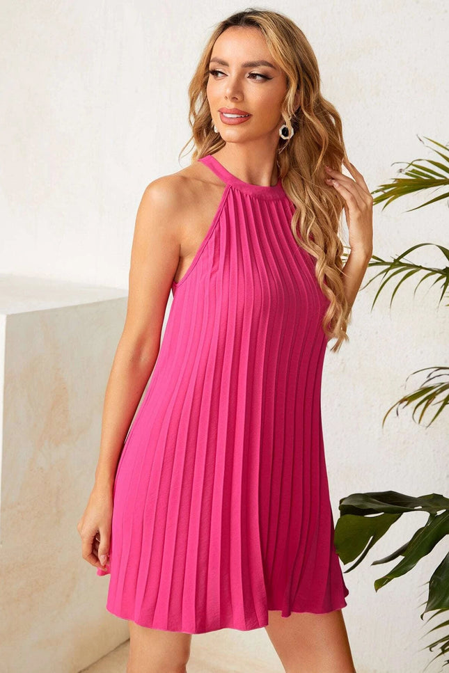 Robe trapeze rose - Robe Addict