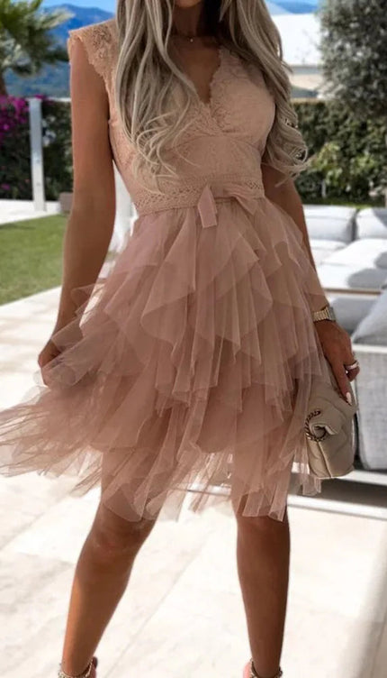Robe tulle et dentelle - Robe Addict