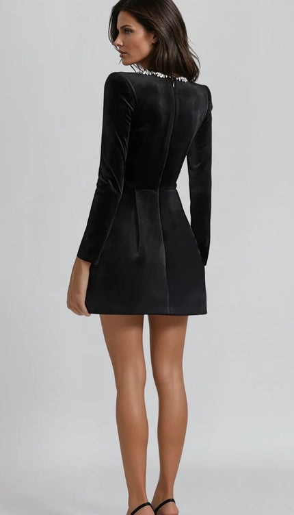 Robe de soirée en velours - Robe Addict