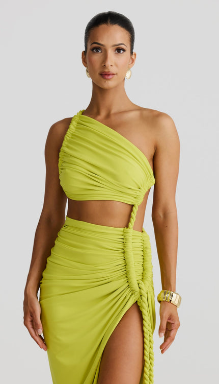 Robe vert jaune - Robe Addict