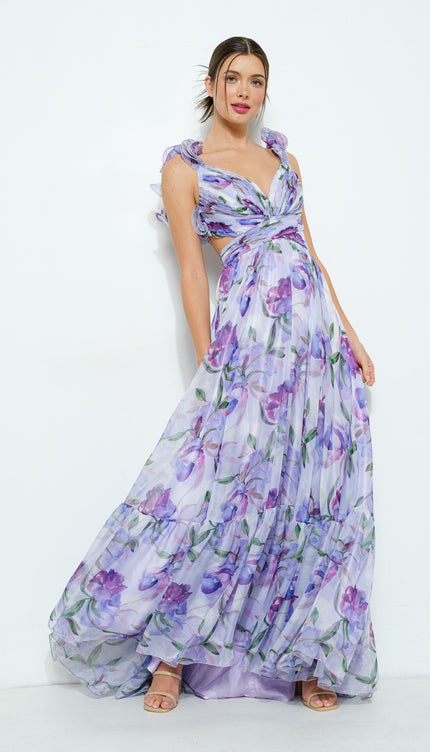 Robe voile fleurie - Robe Addict