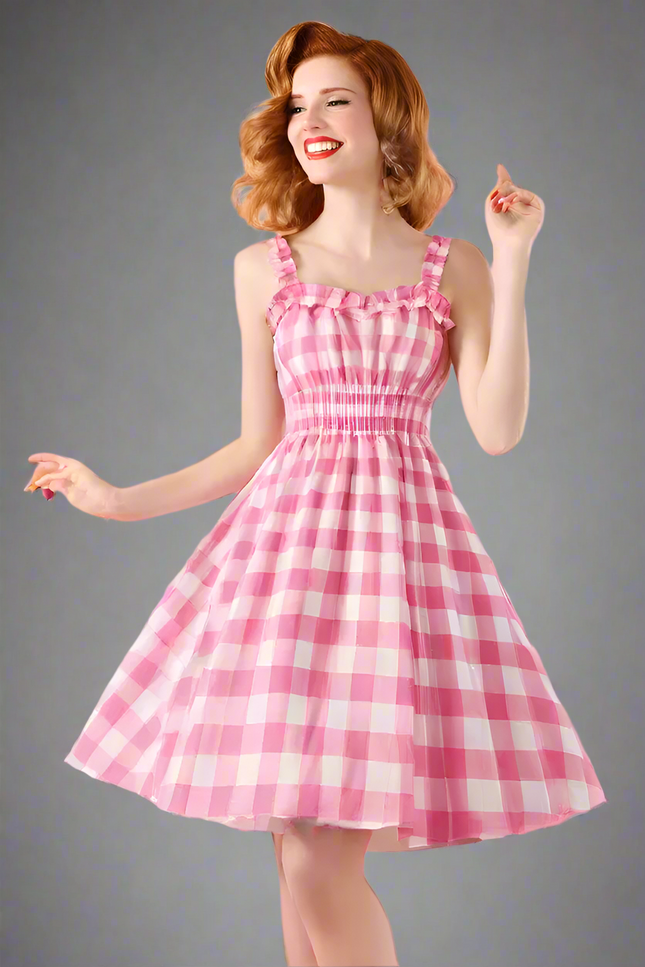 Robe rose barbie - Robe Addict