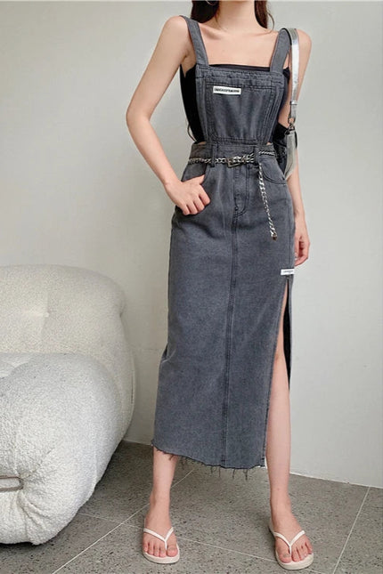 Robe salopette jean - Robe Addict