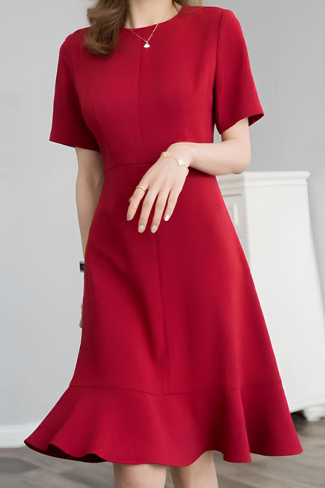Robe tee shirt rouge - Robe Addict