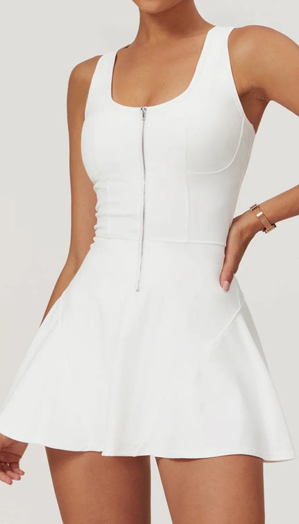 Robe tennis blanche - Robe Addict