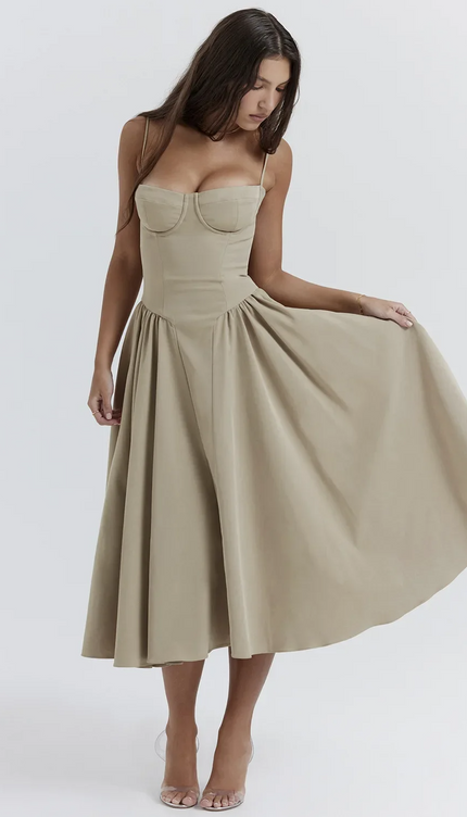 Robe trapeze bretelle - Robe Addict
