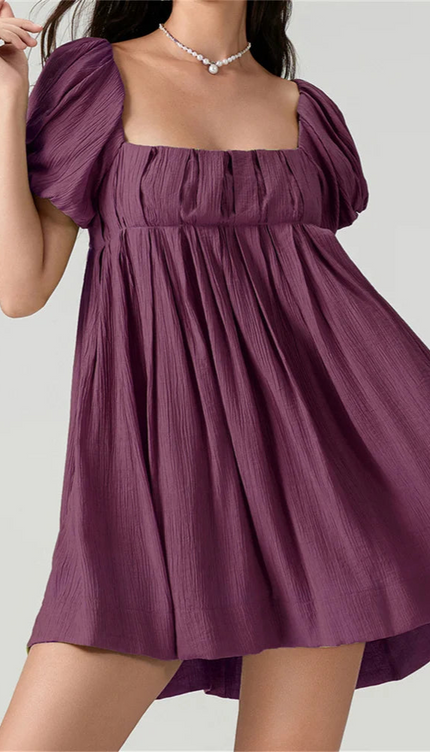 Robe trapeze dos nu - Robe Addict