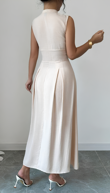 Robe trapeze sans manches - Robe Addict
