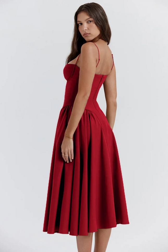 Robe trapeze bretelle - Robe Addict
