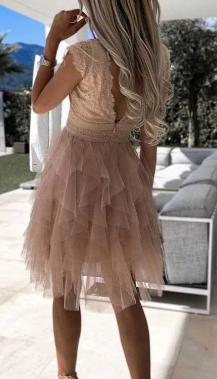 Robe tulle et dentelle - Robe Addict