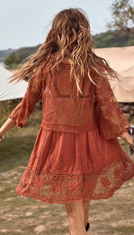 Robe tunique de plage - Robe Addict