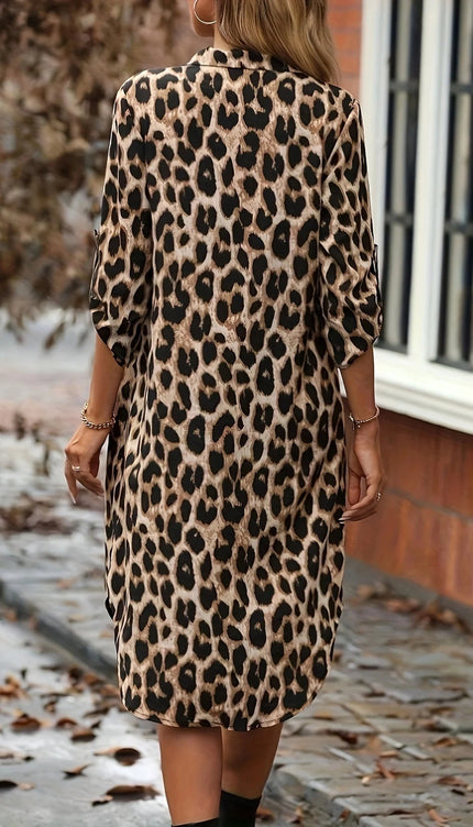 Robe tunique leopard - Robe Addict