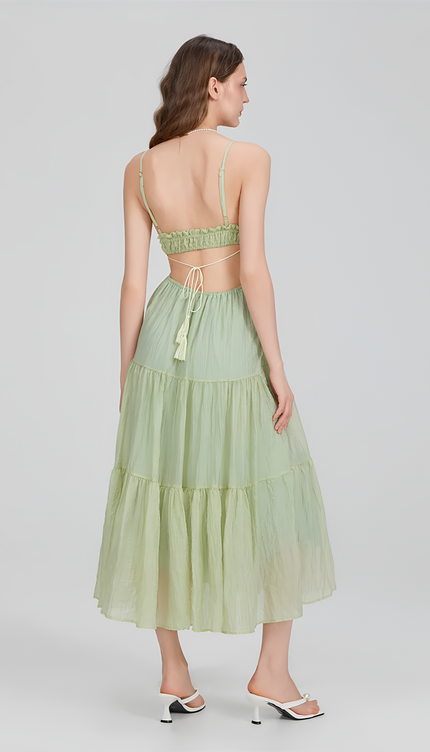 Robe verte goa - Robe Addict