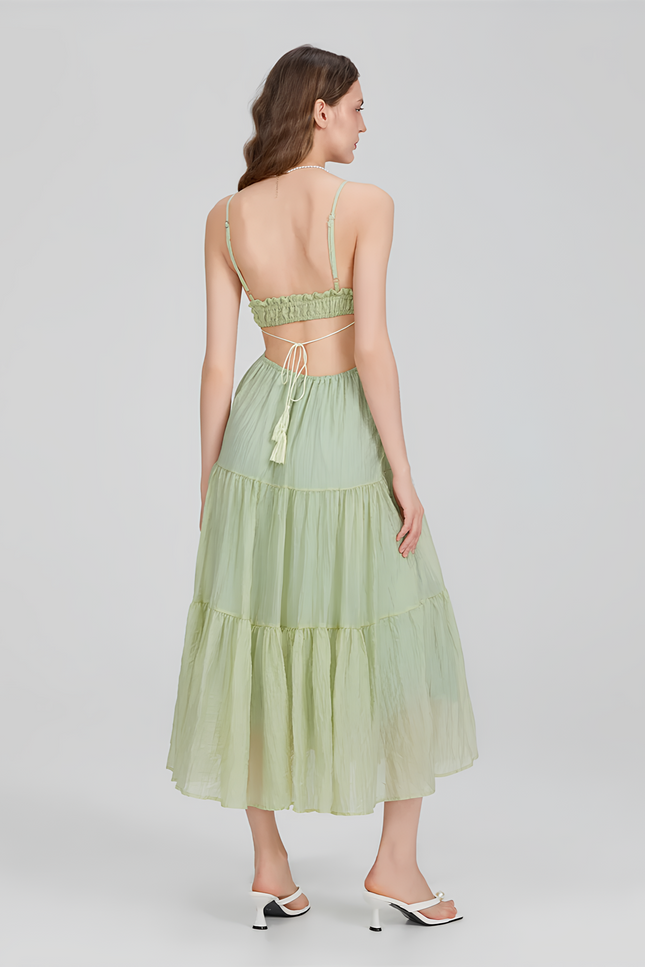 Robe verte goa - Robe Addict
