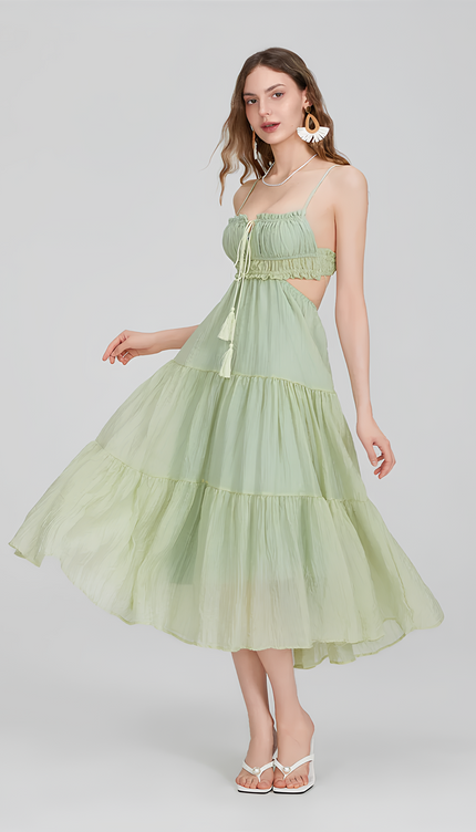 Robe verte goa - Robe Addict