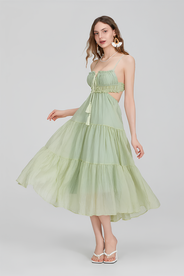 Robe verte goa - Robe Addict