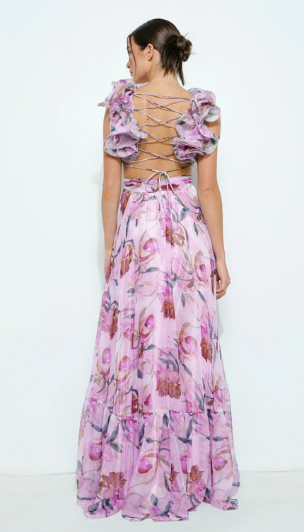 Robe voile fleurie - Robe Addict